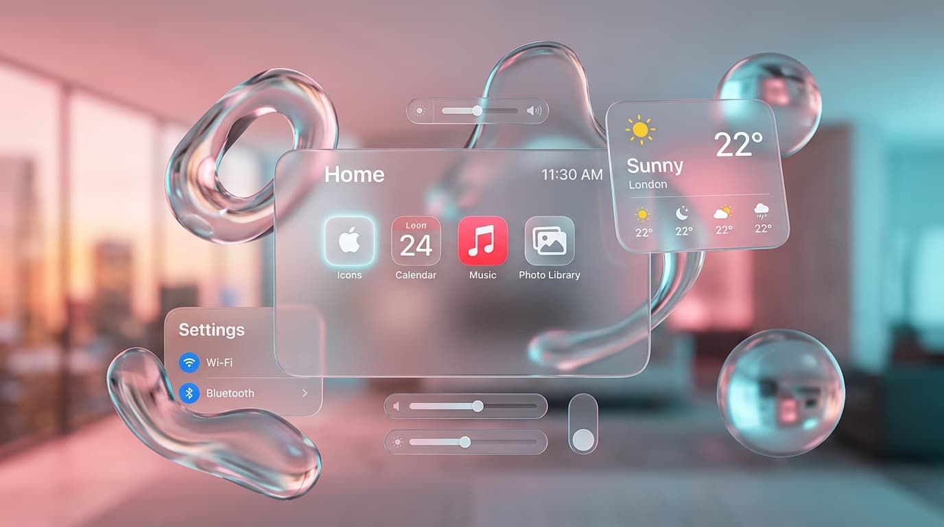 Designing Fluid Liquid Glass UIs with Tailwind CSS